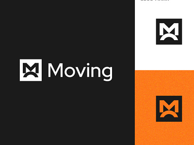 Moving logo design mark mordern minimalist creative vector Busi photoshop