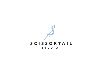 Scissor Tail Studio abstract logo beauty product creative logo hair luxurious playful playful logo salon logo scissor sophisticated logo