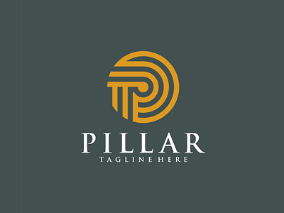 Pillar minimal logo