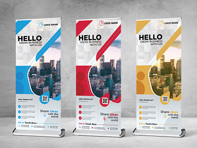 Real Estate Roll Up Banner Design