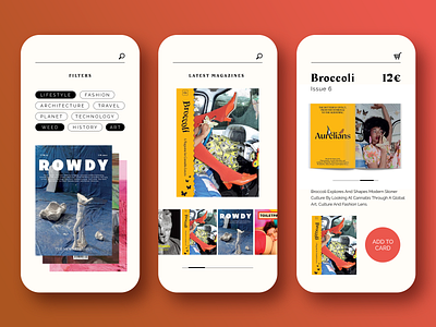 Magazine Store App Concept