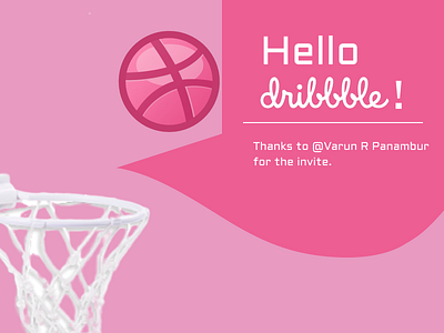 Hello Dribbble! debutshot design firstpost hellodribbble