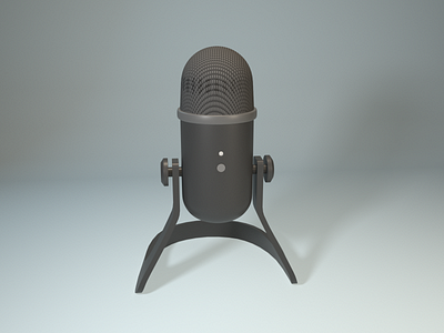 3D Podcast Mic 3d 3d art 3d design adobe illustrator animation apps branding c4d color design graphic design illustration mobile modeling motion graphics podcast red shift render ui web