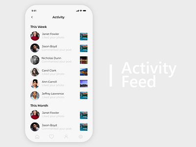 Activity Feed - Daily UI 047