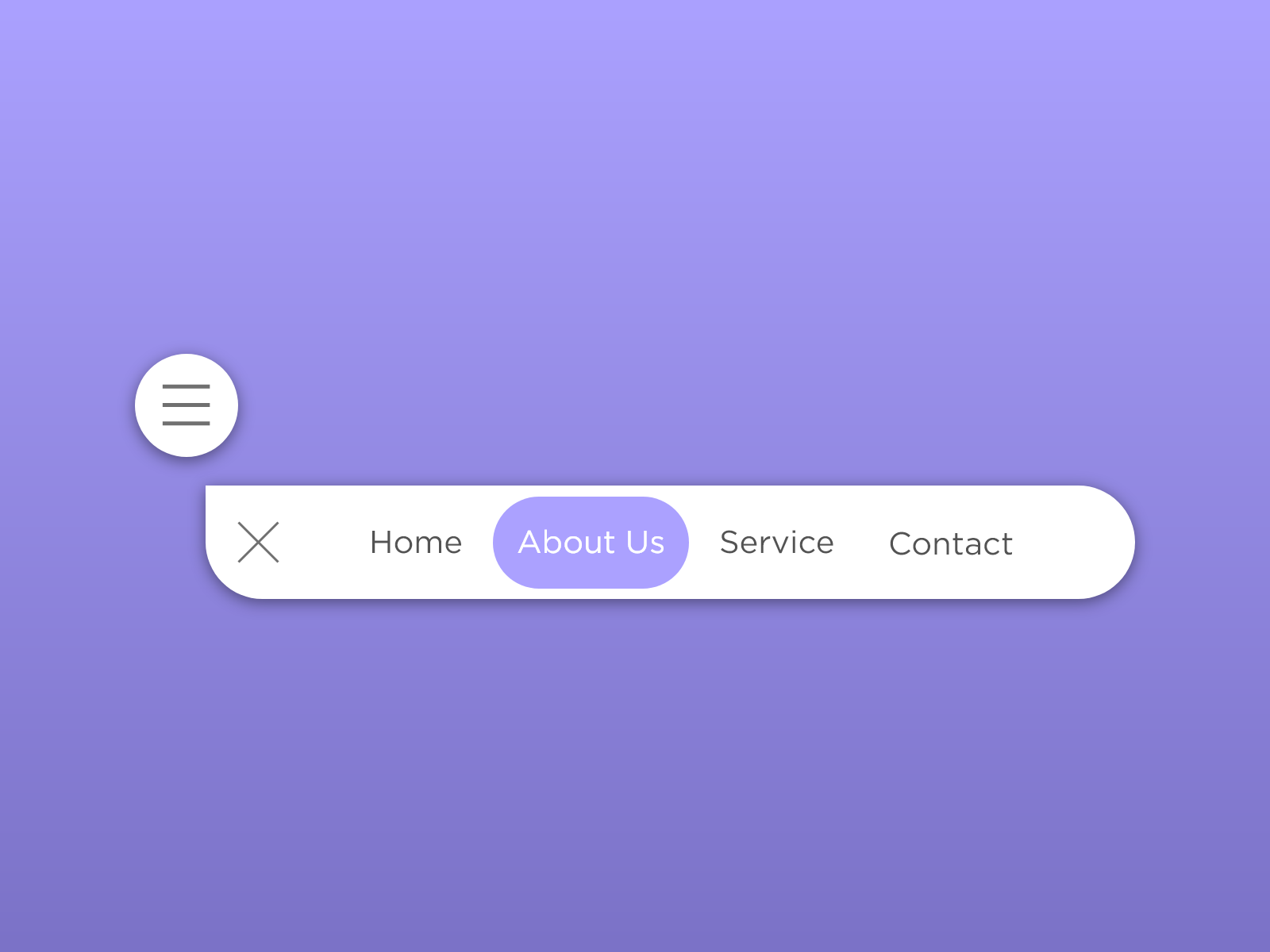 Header Navigation - Daily UI 053 by Alexandra K on Dribbble