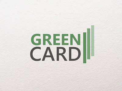 Logo Green Card green green color logo logo design
