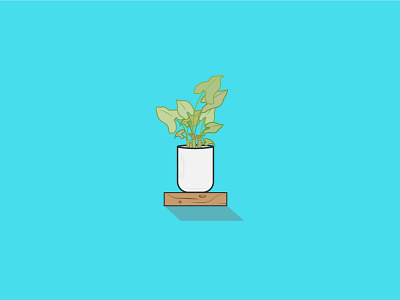 House Plant design icon illustration vector