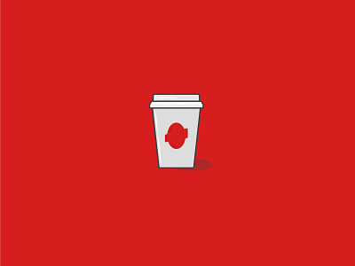 Take away please coffee coffee cup design icon illustration