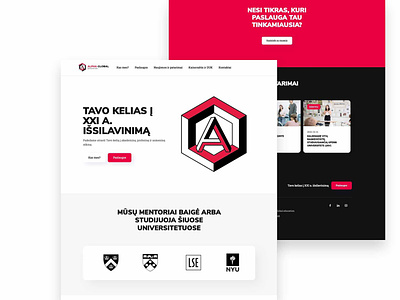 Alpha Global Education Branding & Web Design branding design graphic design illustration logo typography ui web website