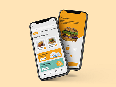 Pajooh - Fast Foods app clean design drink figma food minimalist modern simple