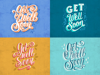 Get Well Soon art design illustration illustration art illustrations lettering lettering art lettering artist type typography