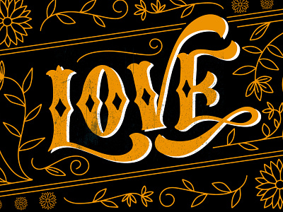 Vintage Love Lettering