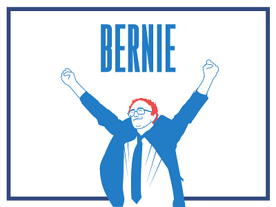 Bernie Sanders Poster bernie bernie sanders berniesanders democrats illustration politics poster poster art presidential race sanders