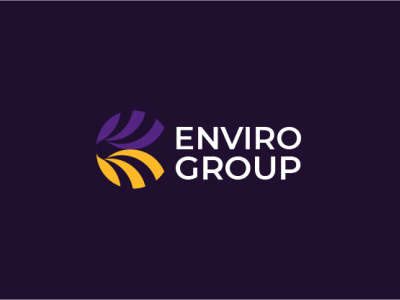 Enviro Group clean logo logotype office preview simple simple design yellow