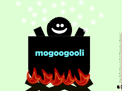 Mogoogooli Logo :) design food logo minimalism minimalist
