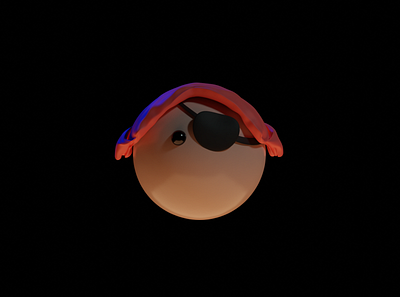 Mini Pirate 3d animation babaeee blender cute cycle design minimal pirate render