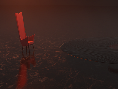 Scene 2 - Game Theory animation - BABAEEE 3d animation babaeee blender chair godfather sheep table