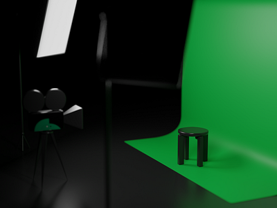 GreenOly STUDIO 3d blender cute design greenoly minimalist