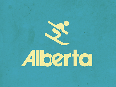 Alberta poster typography