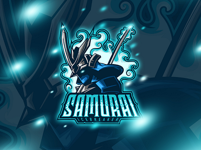 SAMURAI LOGO creative design esport graphic logo samurai vector