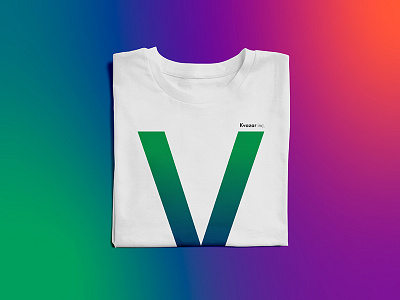 Kvazar Company - T-Shirt Design branding gradient logo t shirt design t shirt design ideas
