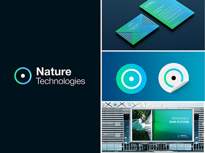 Nature Tech. Company - Brand Design branding business gradient idenity logo renewable energy