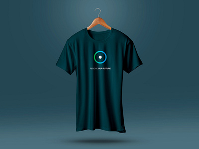 Nature Tech. Company - T-Shirt Design branding business gradient icon idenity logo renewable energy t shirt illustration