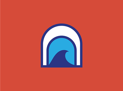 Waves branding color design graphic design illustration logo logo design ocean ocean design ocean logo vector waves