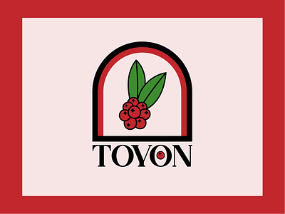 TOYON berry botanical botanical logo branding california color design graphic design illustration logo logo design plant plant logo vector vector art vector design