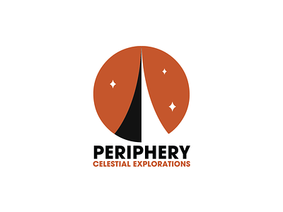 Periphery branding color design graphic design logo logo design space space logo vector