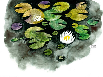 Summer mood illustration illustrator watercolor watercolour watercolour illustration