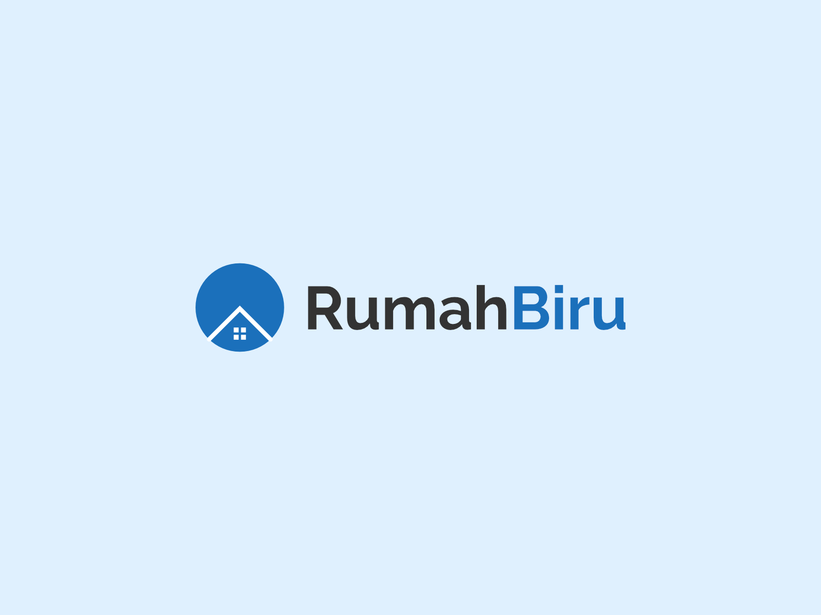 Blue House logo concept by Muhammad Ari Aswari on Dribbble