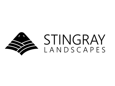 Stingray Landscapes | Logo Design branding illustrator logo logo design logomark logotype
