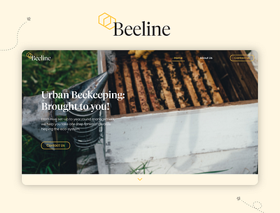 Beeline - Urban Beekeeping beekeeping design research design thinking figma illustrator logo ui uiux user experience design user interface design ux web design