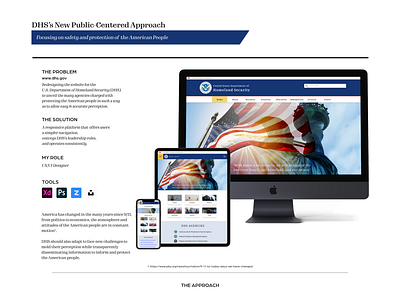DHS’s New Public-Centered Approach Case Study case study design prototype research ui ux uxui