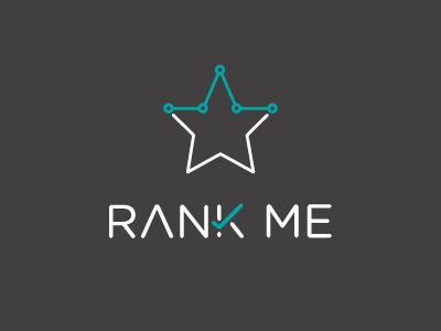 Rank Me app logo outline star statistics surveys web