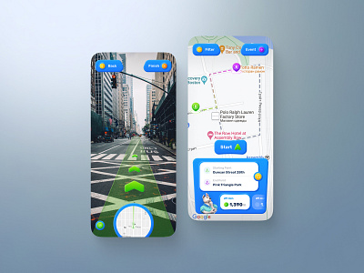 Mobile App Design for Navigation app design dribbble illustration logo mobile mobileapp shots trending ui uidesign