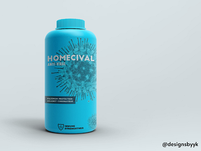 HOMECIVAL branding coronavirus design logo package design