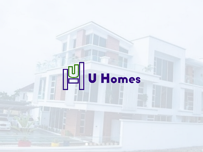 U HOMES graphic concept graphic design home logo logo concept logo design logo idea