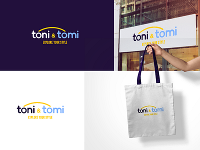 Toni & Tomi (Please Comment) bag design graphic kid logo store tomi toni