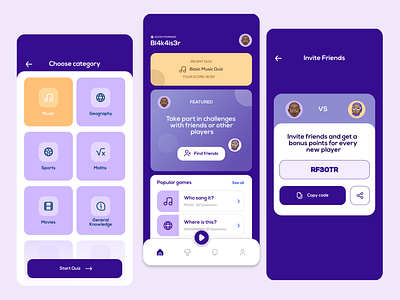 Quize - Quiz App Design