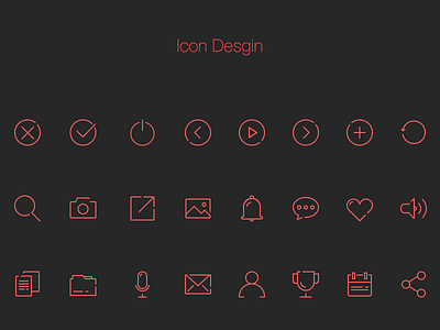 icon icon red