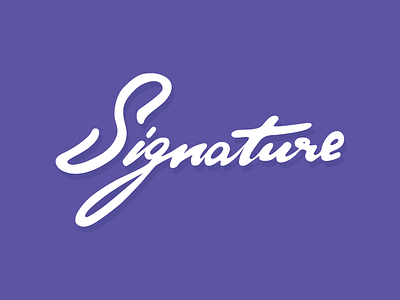 signature fonts
