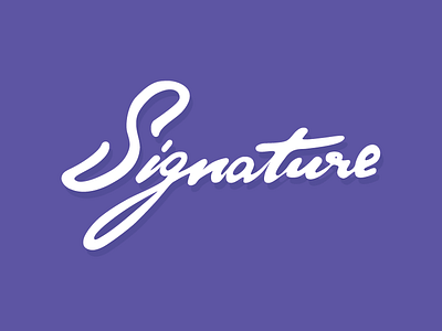 signature