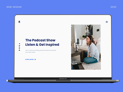 Web Design | UI & UX | Podcast design flat minimal podcast ui userinterface ux web web design website