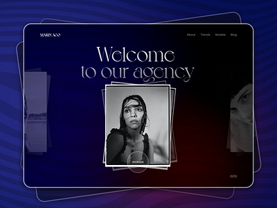 Model Agency Website concept | 👩‍🦰