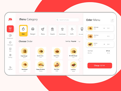 Burger Home branding brger burger home cooking dashboad dashboard ui new concept ui ux