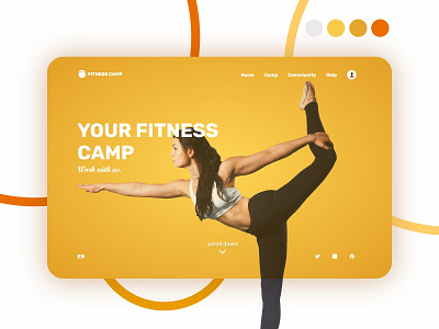Fitness Moder Website UI design dashboard ui dynamic fitness fitness ui girl website modern ui modern ui website new concept uiux