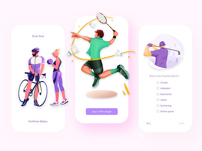 Grow Goal mobile mobile app design mobile ui sport sport app uiux design