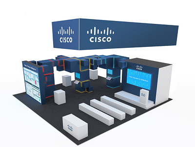 Cisco RSA Booth Concept booth booth design branding